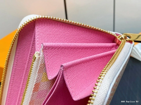 Aaa replica ru VUITTON LOUIS WALLET-19.5*10.5*2.5 ZIPPY cm 0708